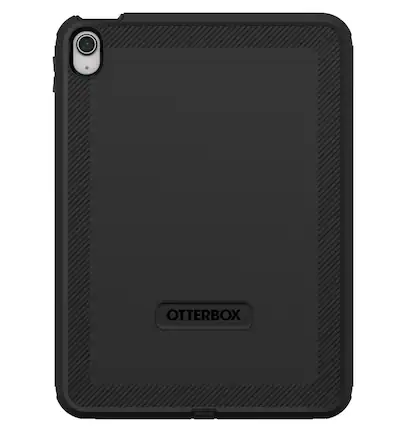 Front. OtterBox - iPad (A16) and iPad (10th gen) Defender Series Case - Black.