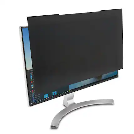 Front. Kensington - K58357WW Magnetic Privacy Screen for 24 in. Widescreen Monitors with 16:9 Aspect Ratio - false.