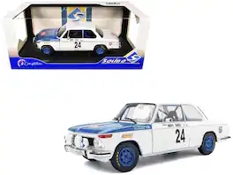 Solido - BMW 2002 Tii #24 Timo Makinen - Paul Easter 2nd Place "Rallye Monte-Carlo" (1969) "Competition" 1/18 - Multicolor