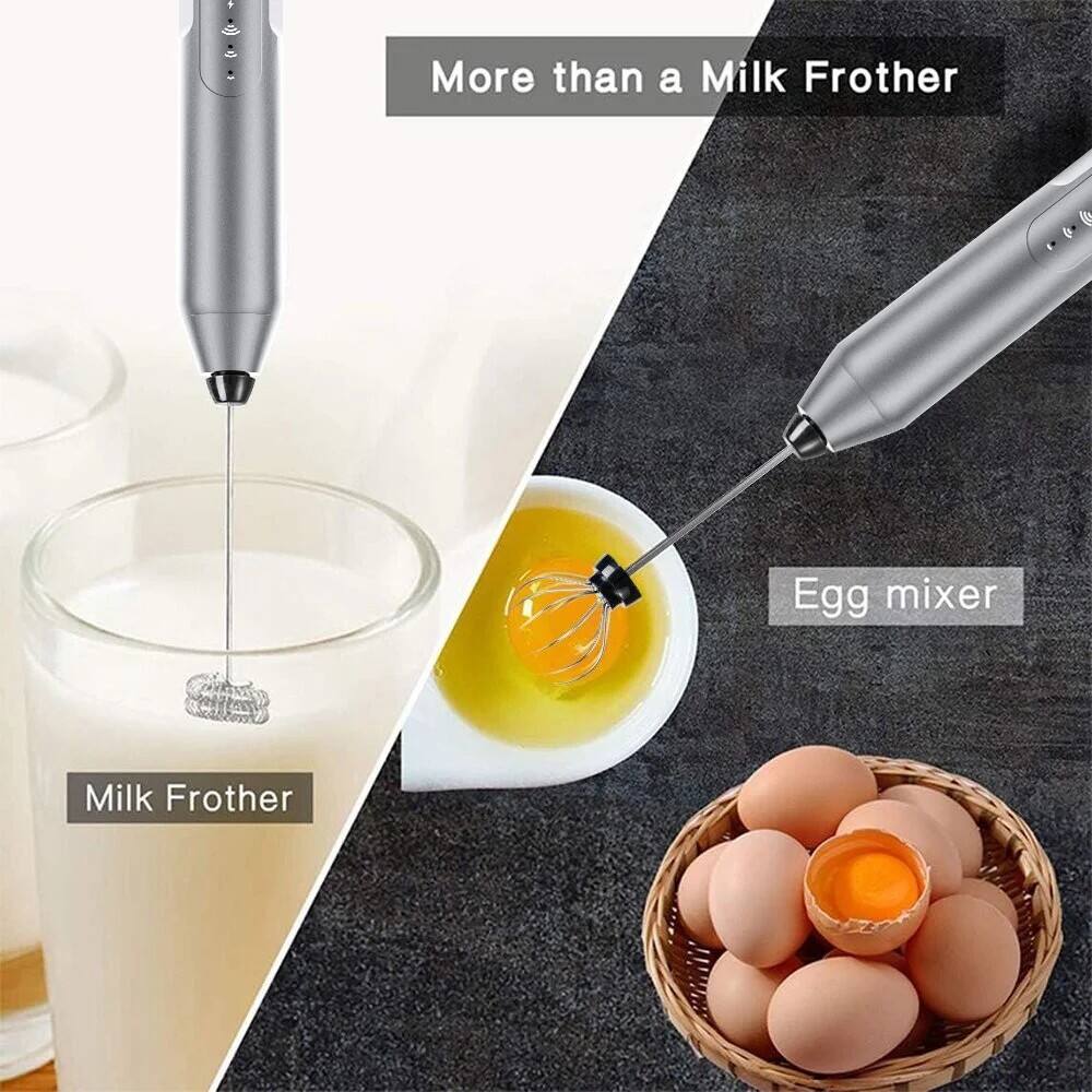 More than a Milk Frother  
Egg mixer  
Milk Frother