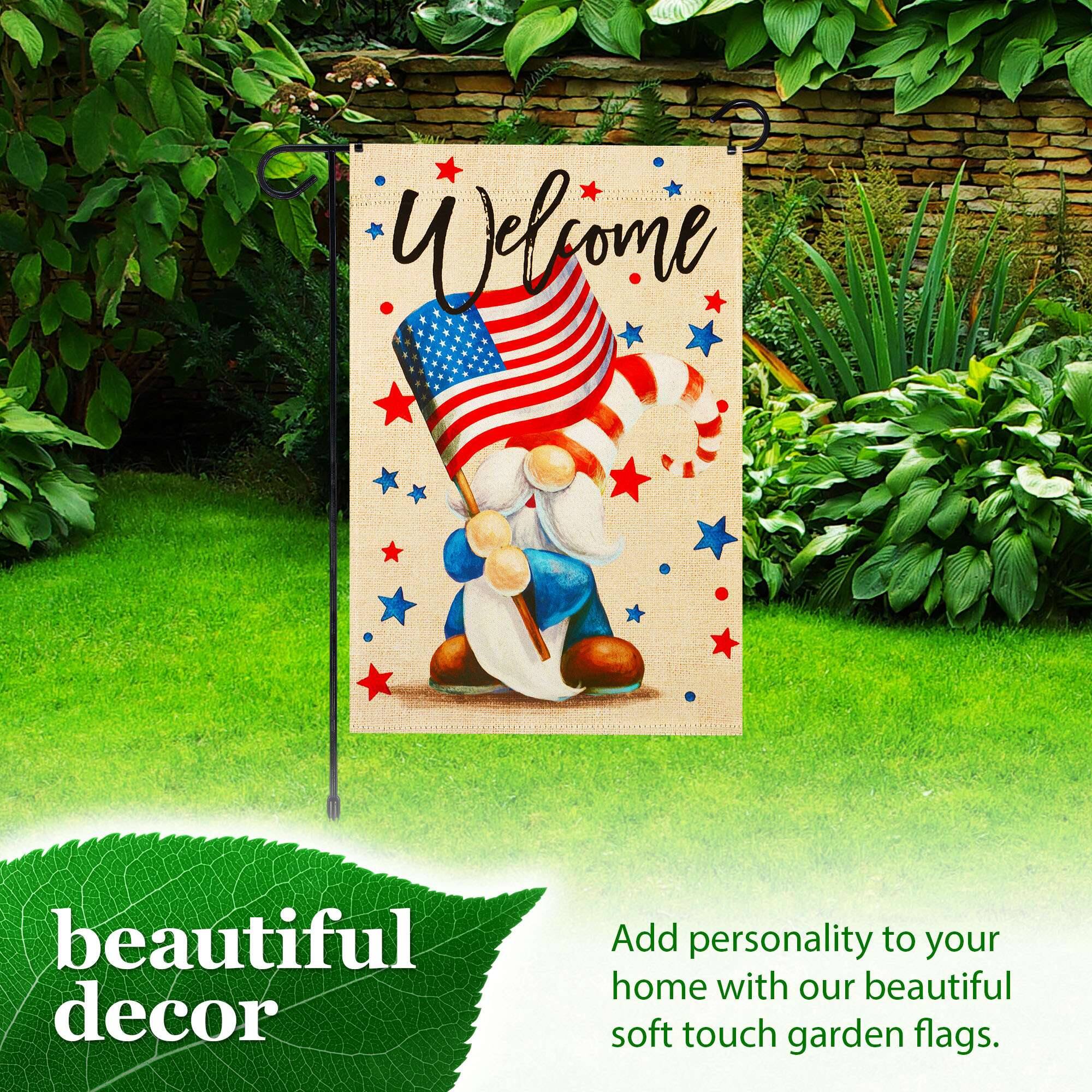 Welcome beautiful decor  
Add personality to your home with our beautiful soft touch garden flags.