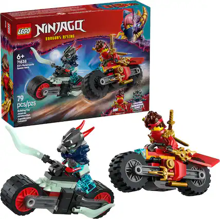 LEGO NINJAGO RISING DRAGONS 6+ 71838 Kal's Motorcycle Speed Race 79 pcs/pzs Building Jouet de construction Juguete para Construir