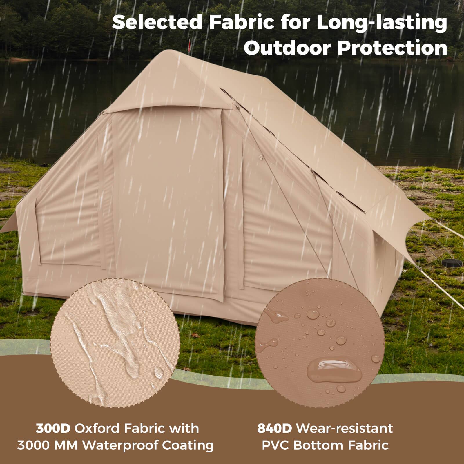 Selected Fabric for Long-lasting Outdoor Protection

300D Oxford Fabric with 3000 MM Waterproof Coating

840D Wear-resistant PVC Bottom Fabric