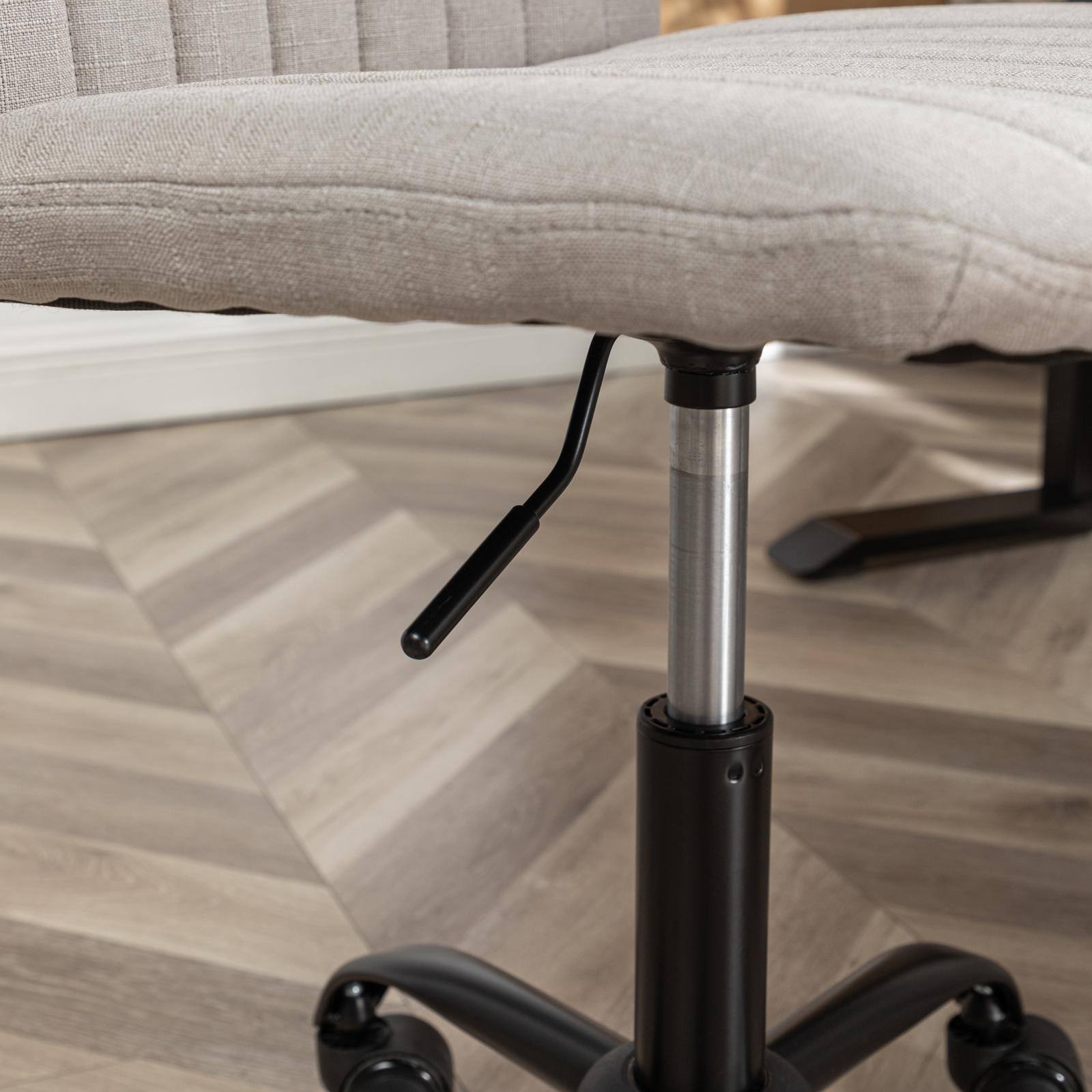 Back. Spaco - Spaco Executive Office Fabric Chair with 362 Swivel, Height Adjustable, for Long Hours Comfort - Gray.