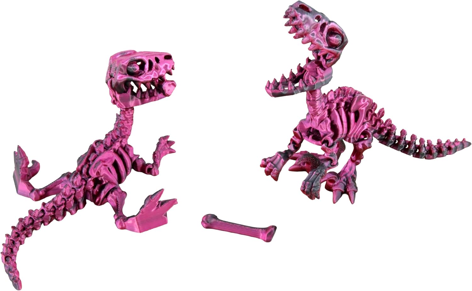 JuzToys 5PCS 3D Printed Dinosaur Skeletons T Rex Triceratops ...