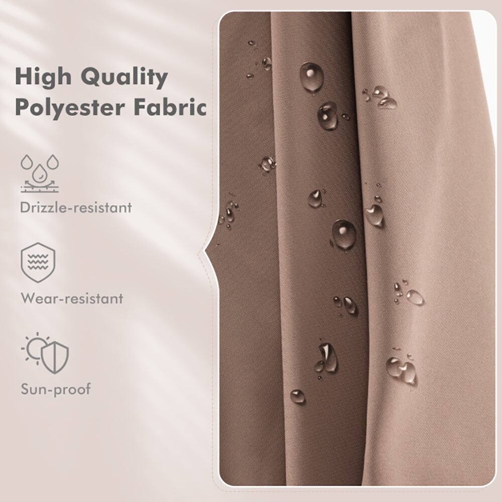 High Quality Polyester Fabric

- Drizzle-resistant
- Wear-resistant
- Sun-proof
