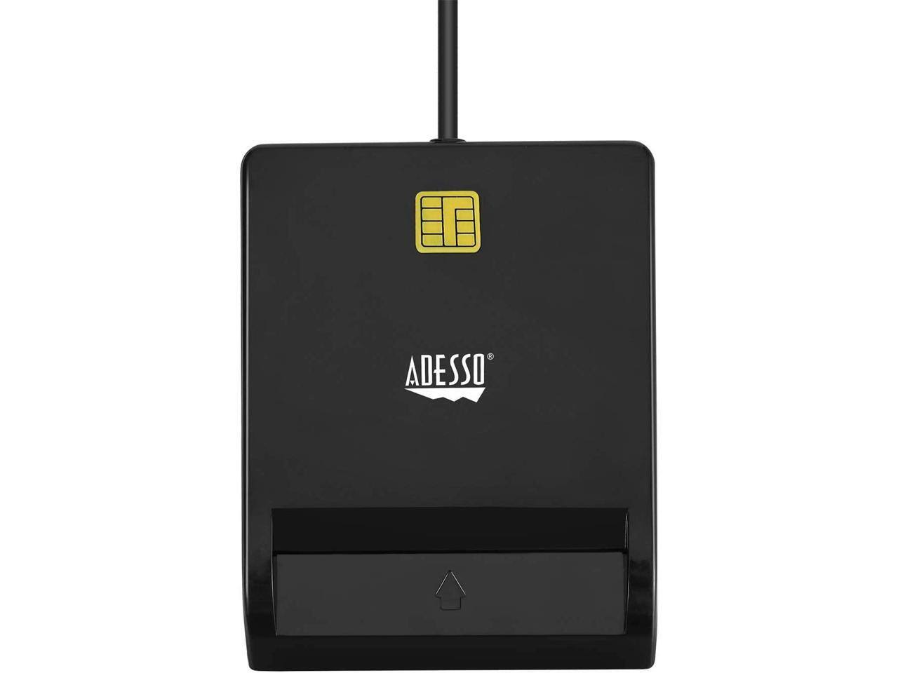 Alt View 9. Adesso - ADESSO SCR-100 ADESSO TAA CAC USB SMART CARD READER, WORKS FOR WINDOWS AND MAC - false.