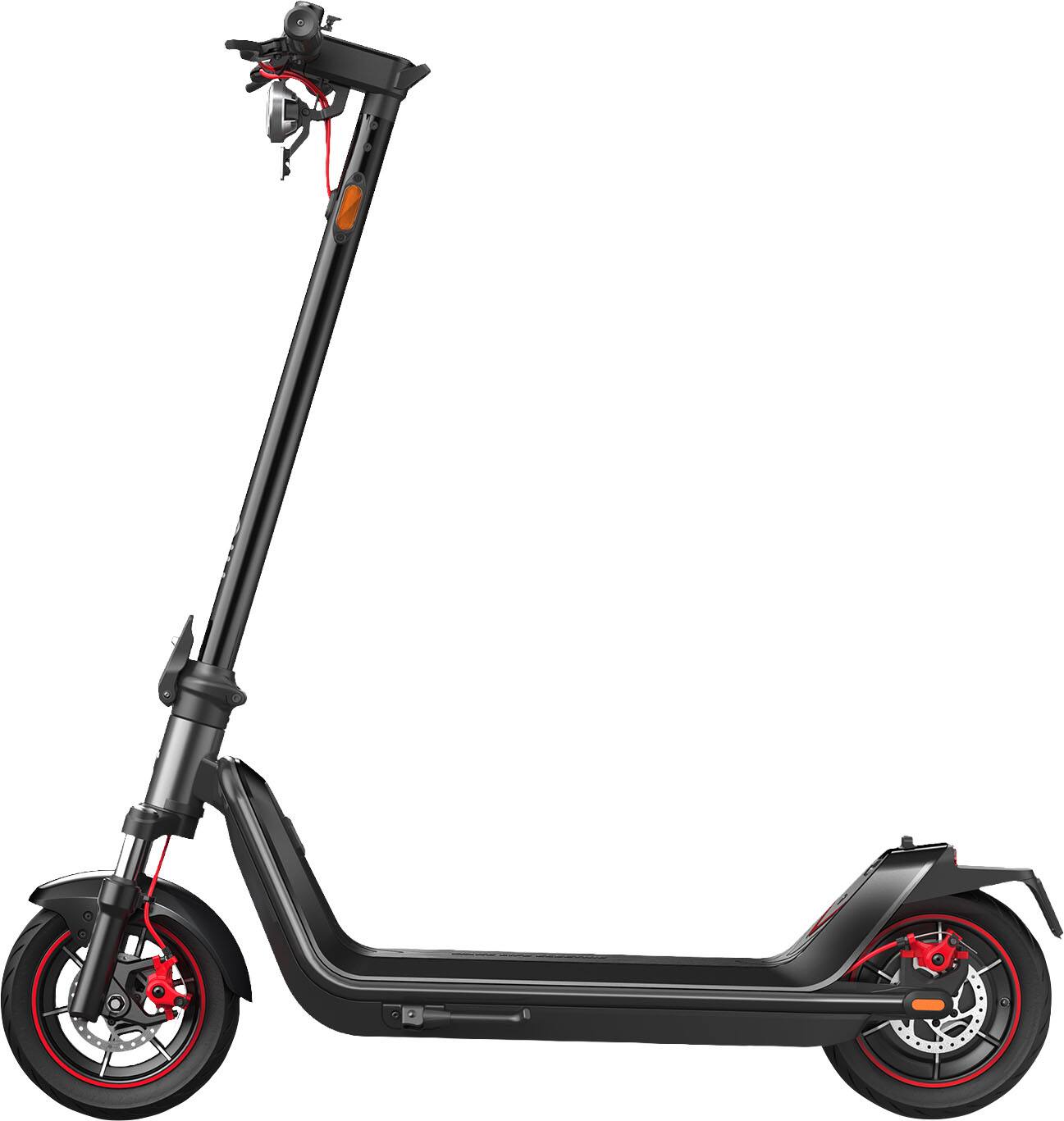 Angle. NIU - KQi 300X Foldable Electric Kick Scooter w/ 50 mi Max Range & 24 mph Max Speed - Black.
