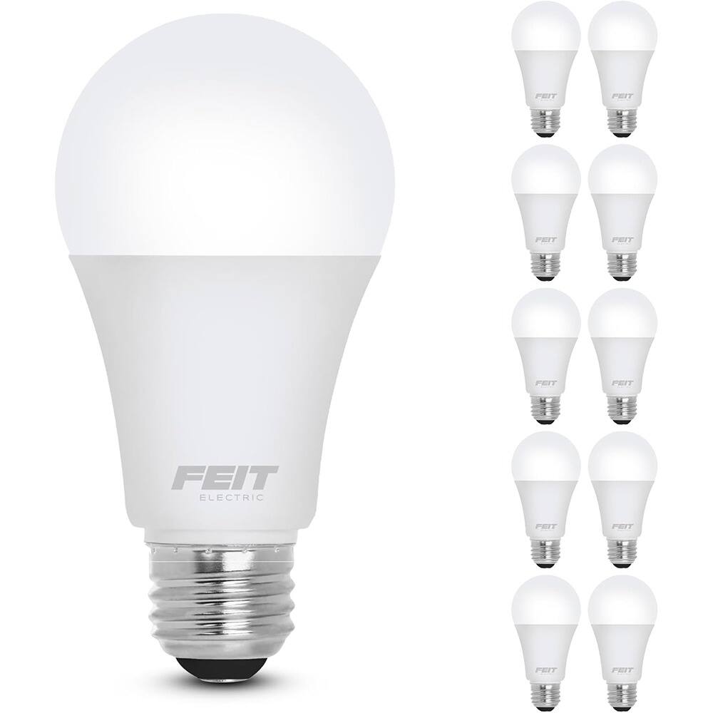 Schertz - A19 LED Bulbs 60W Eq 5000K Daylight 800LM Non-Dimmable E26 (10-Pack)