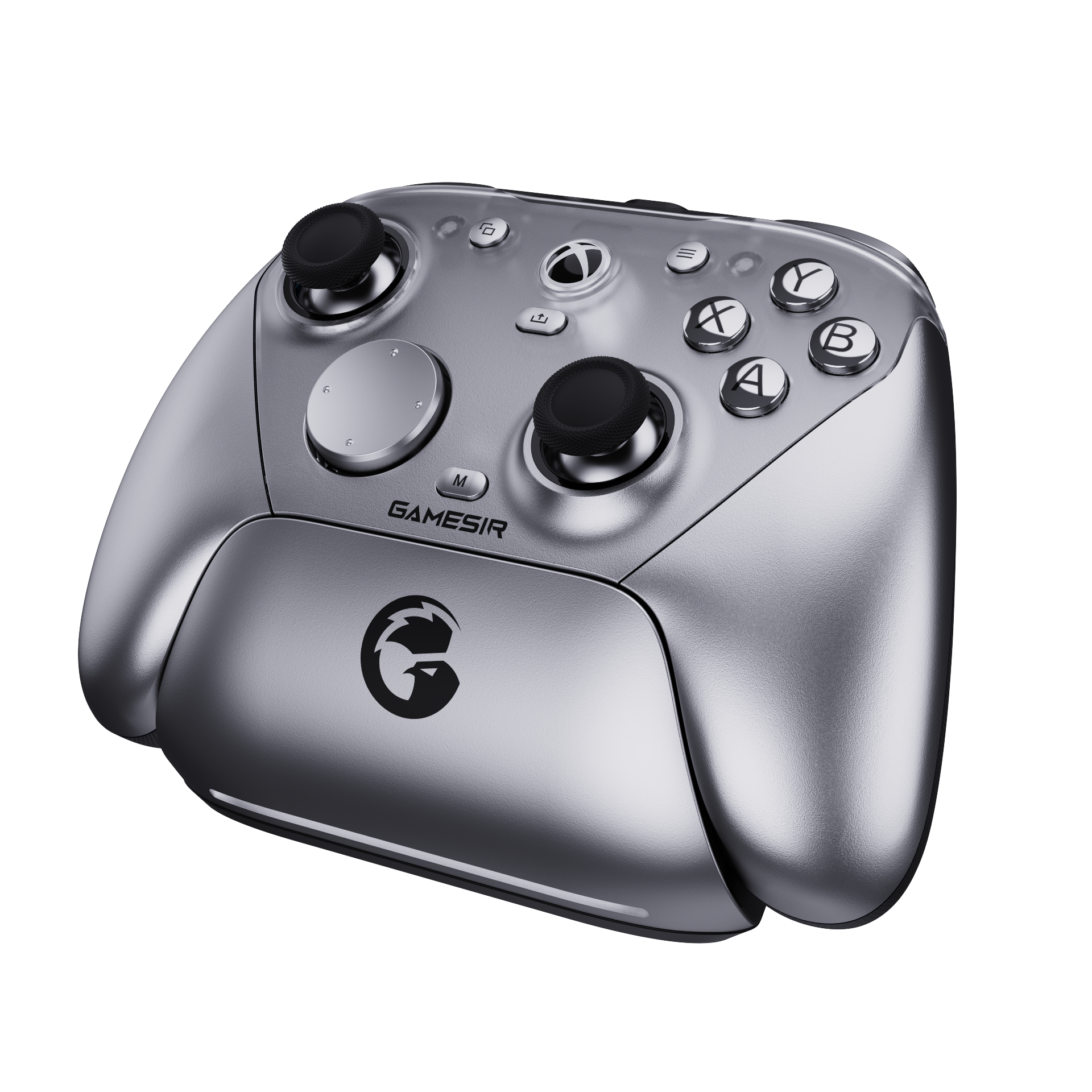 Alt View 6. GameSir - G7 Pro Wireless Controller for Xbox, PC, Android, TMR Sticks, Hall Effect Triggers, 1000Hz Polling Rate, Audio Jack - Silver.