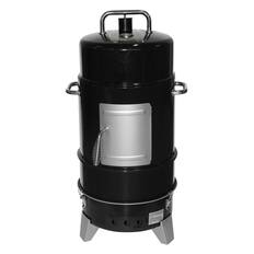 Front. Grill Boss - Grill Boss Vertical Charcoal Smoker, 4 Tier, 564 Square Inch Cooking Area, Black - Black.