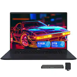 ASUS - Upgraded - Vivobook 18" WUXGA Laptop,Ryzen 7 260,32GB RAM,2TB SSD+1TB Dock,AMD Radeon GPU,Backlit,Copilot+PC,Win 11 - Blue