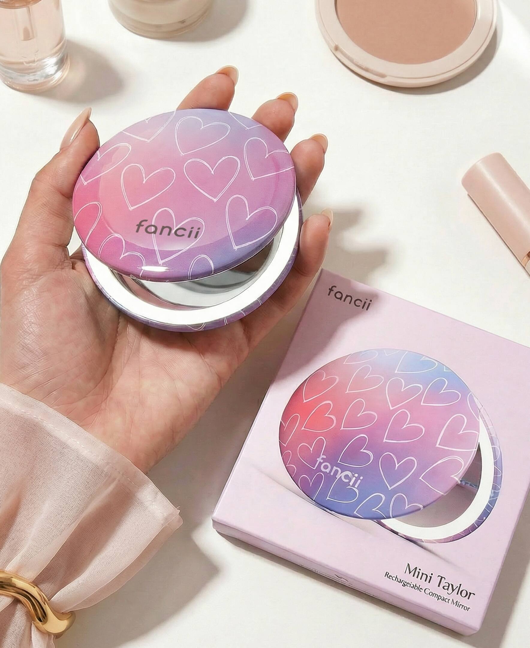 fancii E fancii V B fancii Rechargeable Mini Compact Taylor Mirror