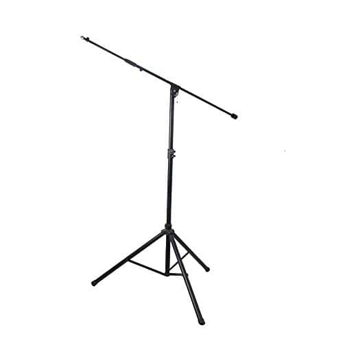 Pyle - High-Performance Adjustable Microphone Suspension Boom Stand, Foldable, 51” - 90.5” Height - PMKS46