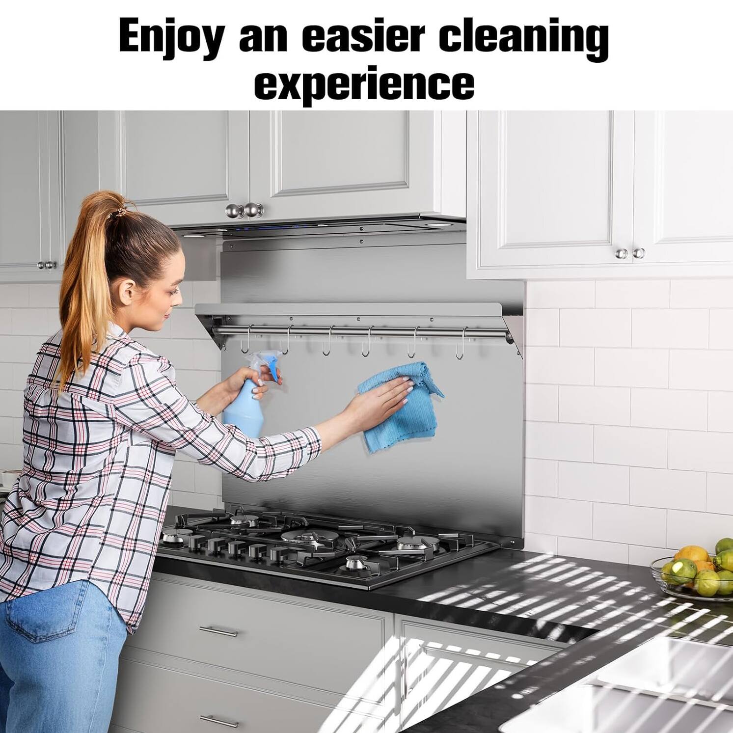 Enjoy an easier cleaning experience