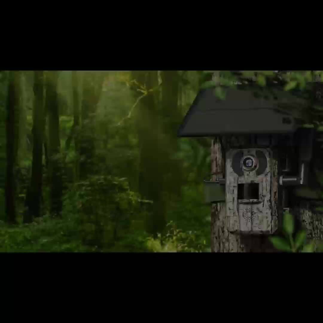 Alt View 5. GlowWise - 4G LTE Cellular Trail Cameras 3rd Gen with Live Streaming, Game Camera Built-in SIM Card with Motion Activated 0.2s - Camouflage.