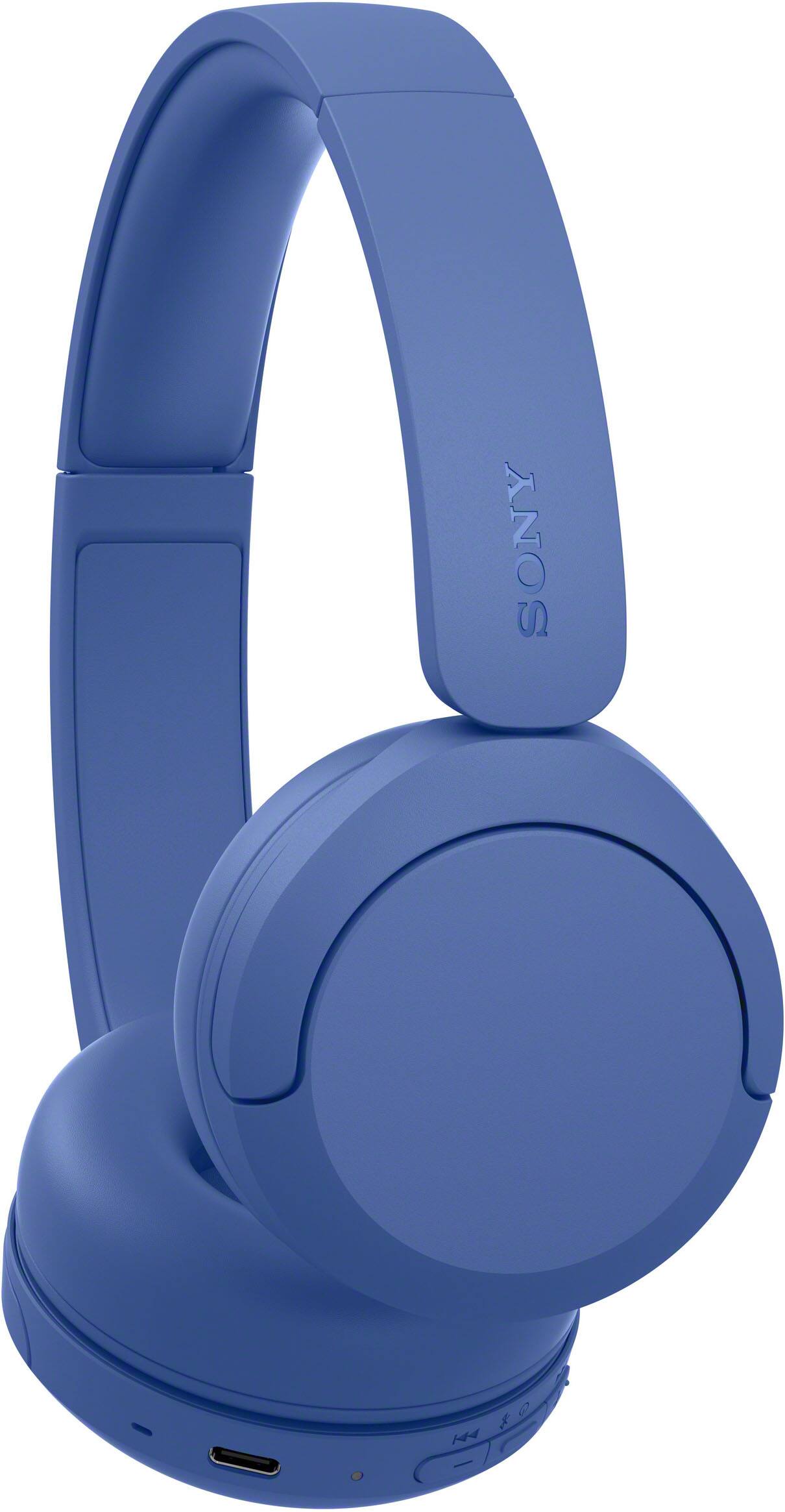 Alt View 1. Sony - WH-CH530 Wireless Headphone with Microphone - Cobalt.