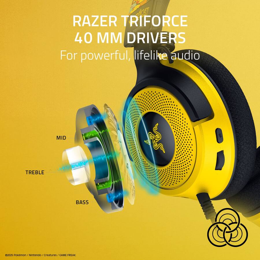 Razer Kraken V4 X Wired Over the Ear Gaming Headset for PC Razer Kraken V4 X Wired Over the Ear Gaming Headset for PC