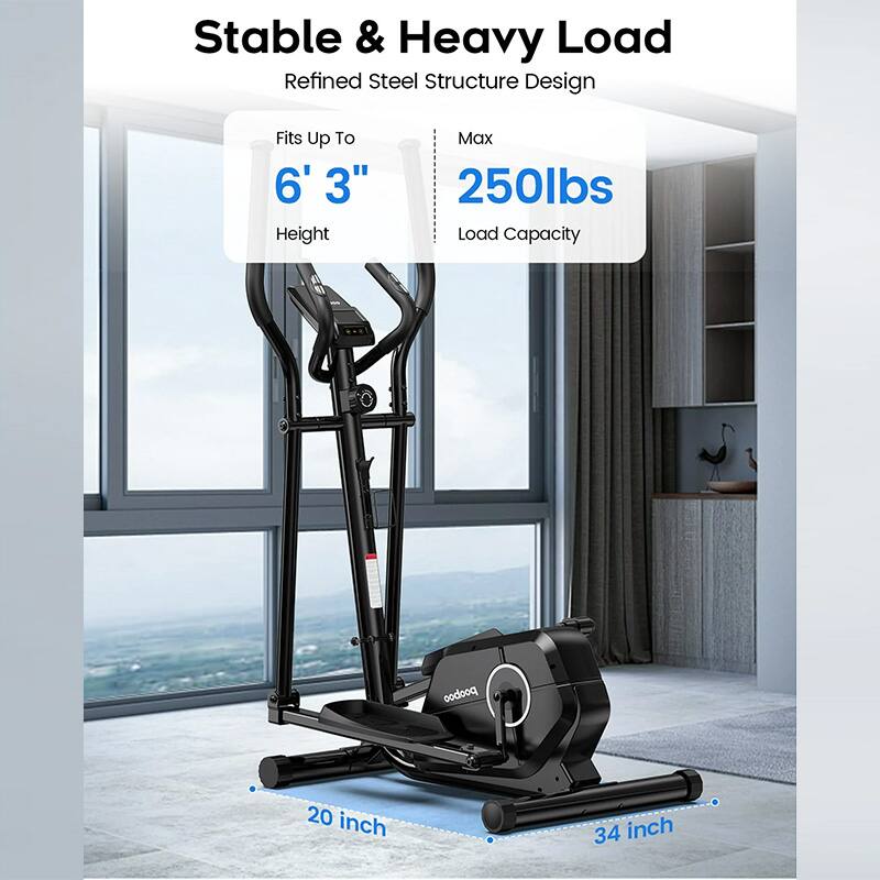 Stable & Heavy Load  
Refined Steel Structure Design  
Fits Up To 6' 3" Height  
Max 250lbs Load Capacity  
20 inch  
34 inch