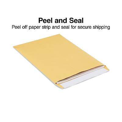 Peel and Seal  
Peel off paper strip and seal for secure shipping