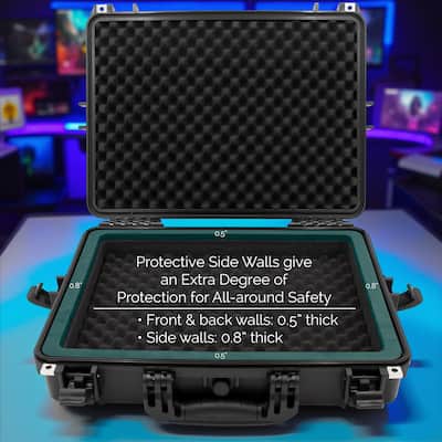 CASEMATIX Waterproof Hard Case for 15.6 17.3 CASEMATIX Waterproof Hard Case for 15.6 17.3