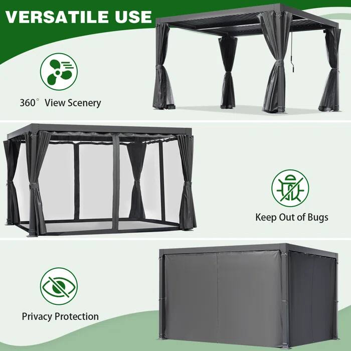 VERSATILE USE
360° View Scenery
Keep Out of Bugs
Privacy Protection