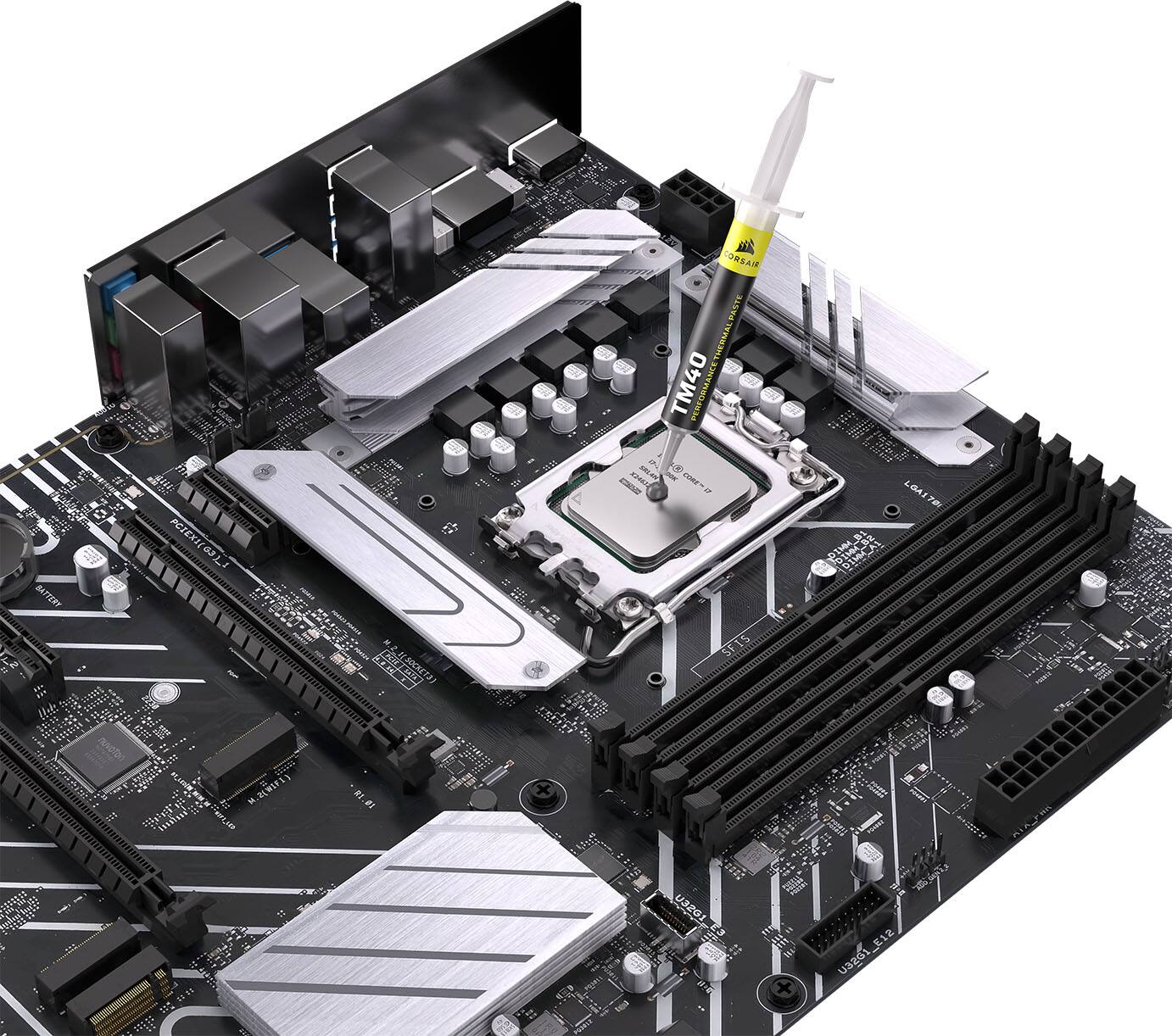 CORSAIR  
THERMAL PASTE TM40 PERFORMANCE  
PCIe X16  
SALAN 00 100 CORE  
LGA1701 01 DIMM DIMM_82 MINIO  
M.2_1(SOCKET3)  
SFIS  
_E12 U3261