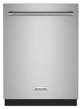KitchenAid - 24" Top Control Built-In Tub Dishwasher with 3rd Rack, Fan-Enabled ProDry, 44 dBA - Stainless Steel