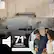 The text on the image suggests that the kitchen is designed to be quieter than a competitor, and it does not disrupt daily life. This implies that the kitchen is designed with noise reduction in mind, ensuring a more peaceful and comfortable environment for the occupants.