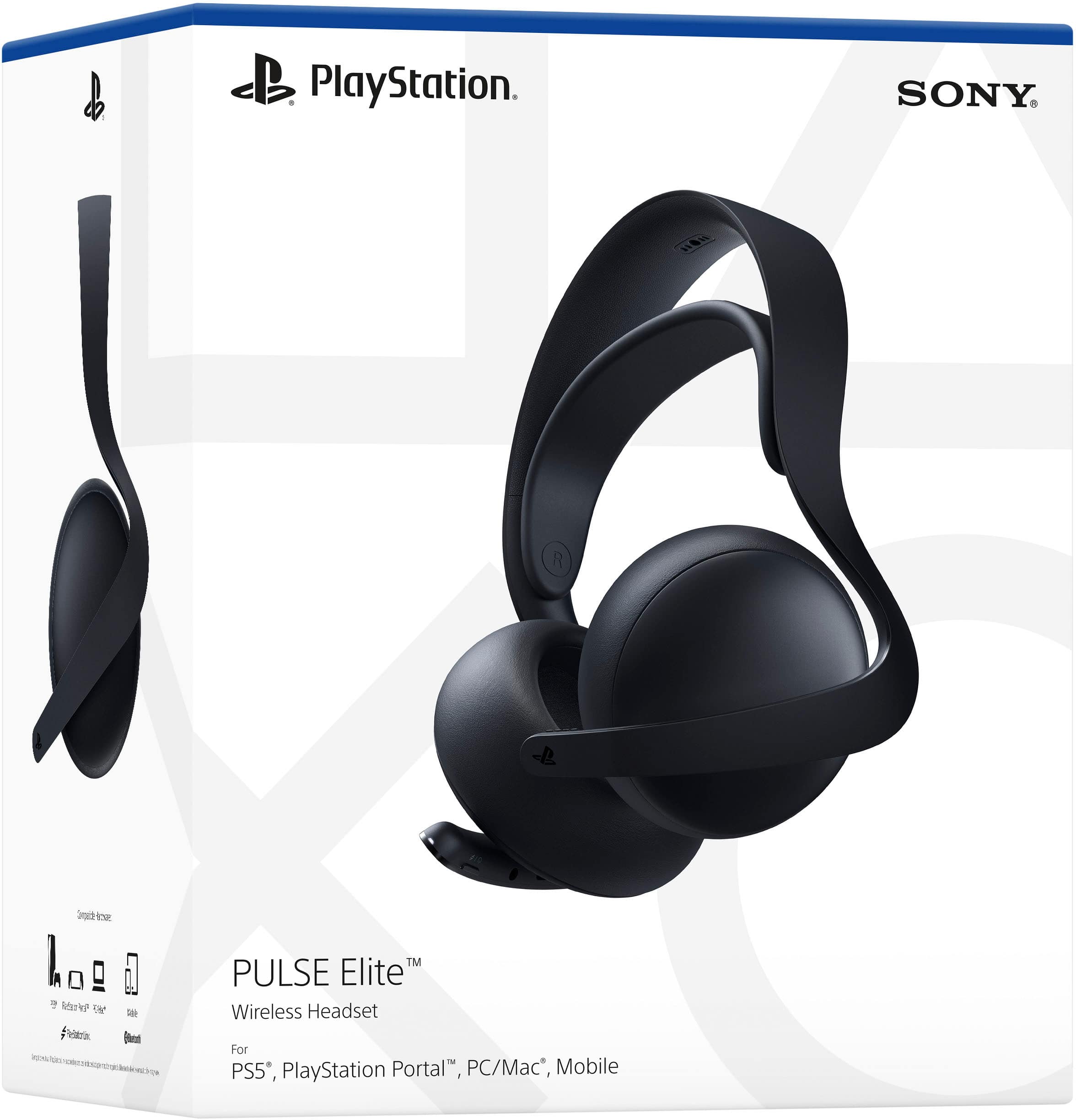 PlayStation. SONY. PULSE Elite Wireless Headset For PS5, PlayStation Portal, PC/Mac, Mobile.