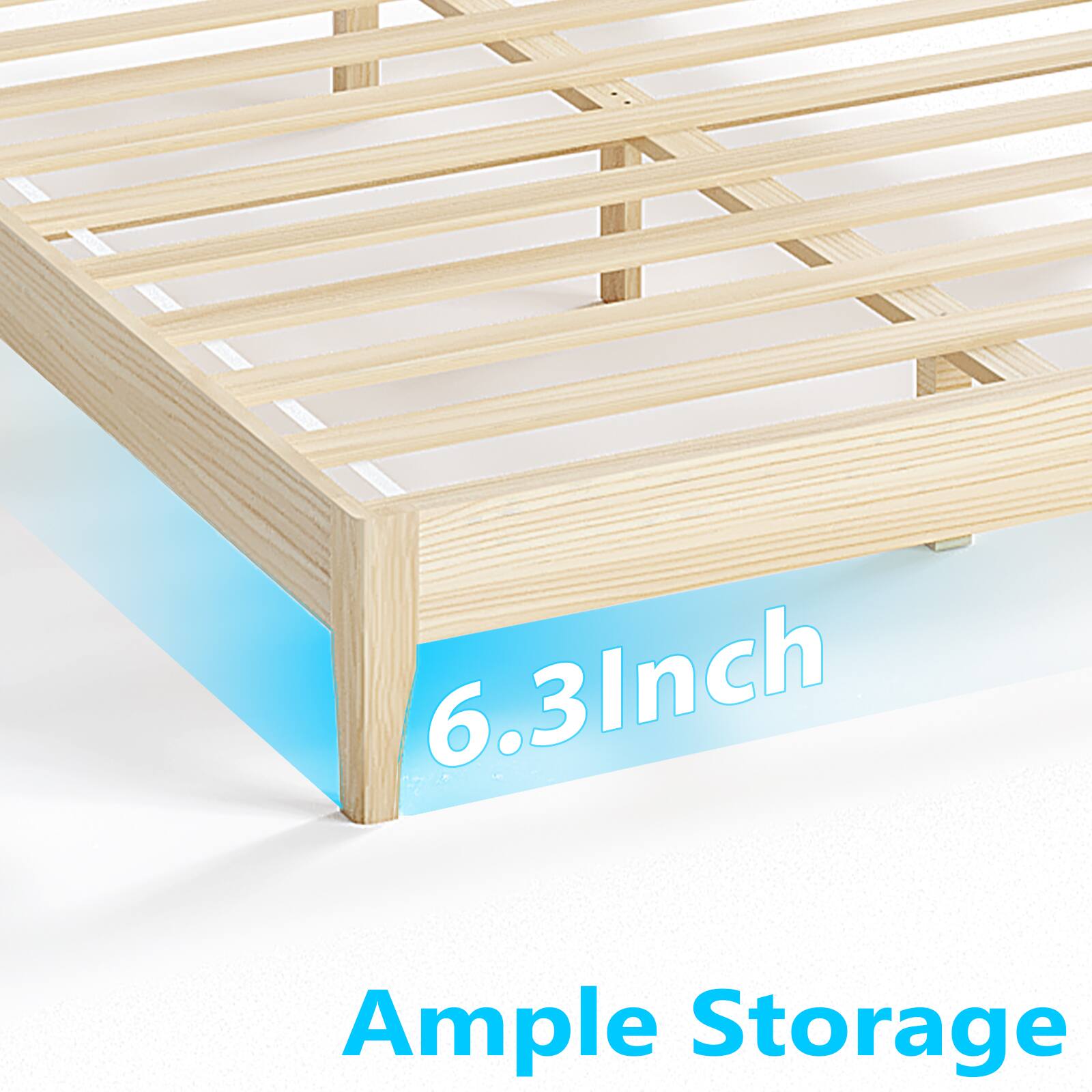 6.3 Inch Ample Storage