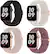Front. Tronsmart - 4 Pack Braided Solo Loop for Apple Watch 38mm 40mm 41mm, Stretchy Soft Nylon Strap for Series 1-9 - Black/Pink/Starlight/Violet.