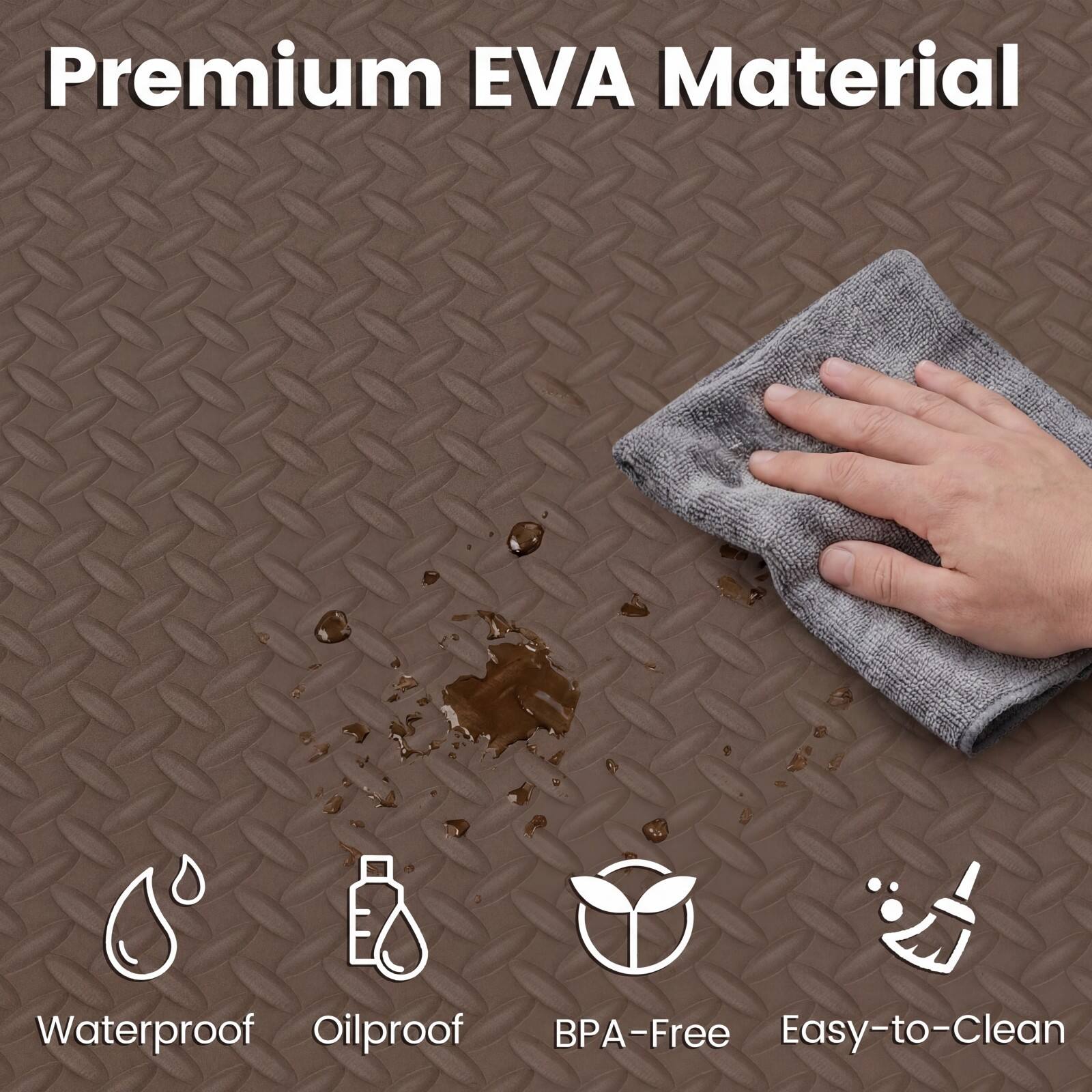 Premium EVA Material Waterproof Oilproof BPA-Free Easy-to-Clean