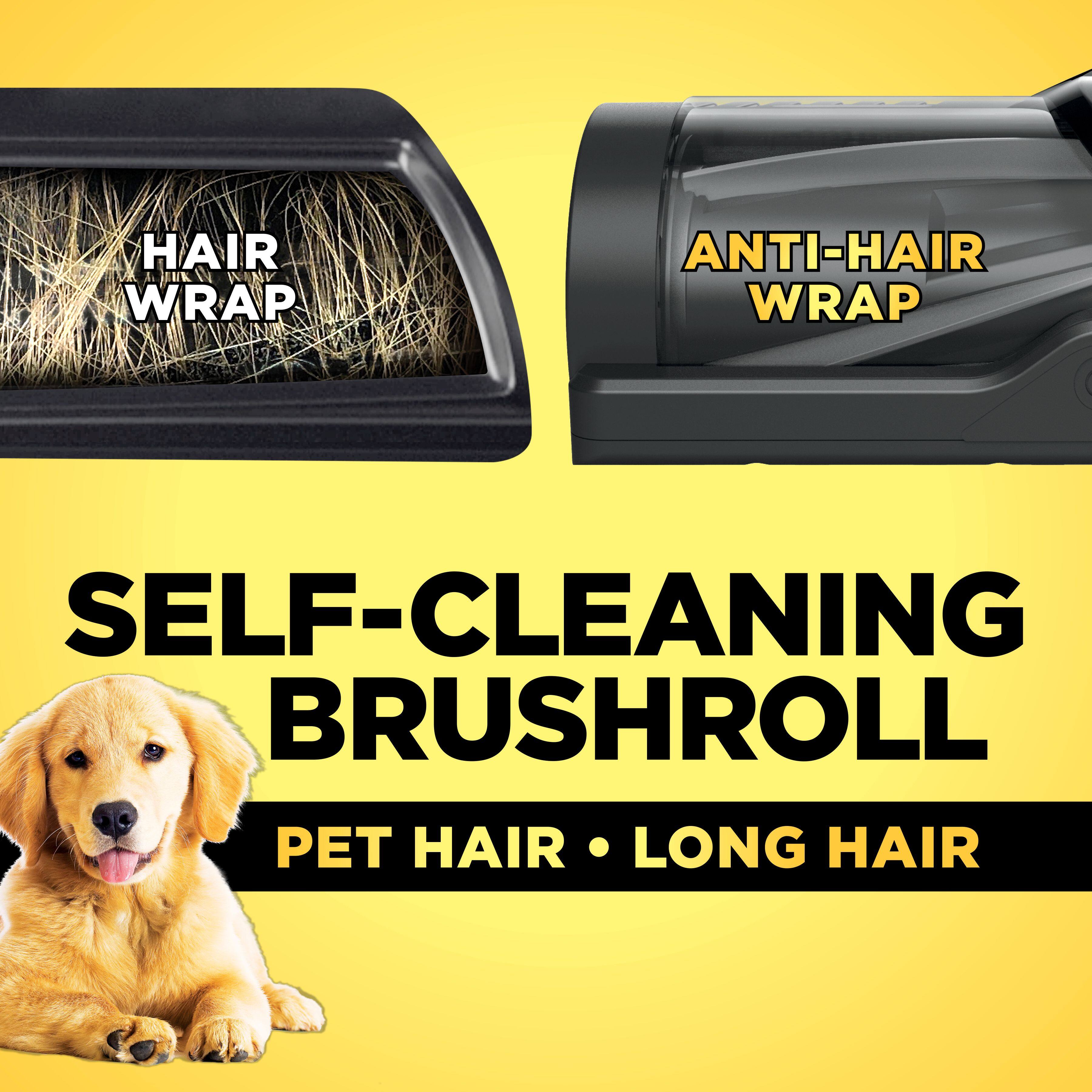 HAIR WRAP  
ANTI-HAIR WRAP  
SELF-CLEANING BRUSHROLL  
PET HAIR • LONG HAIR