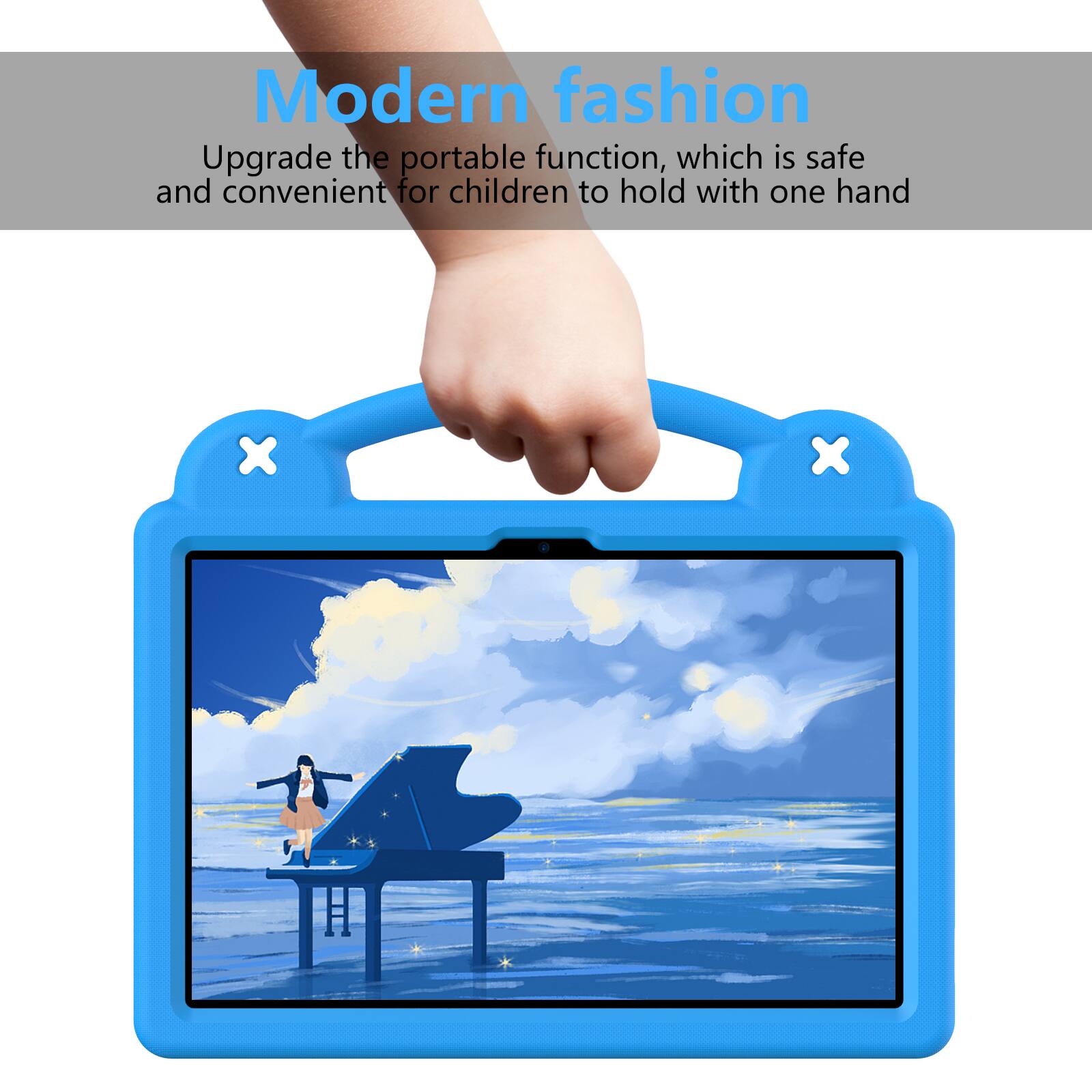 Modern fashion  
Upgrade the portable function, which is safe and convenient for children to hold with one hand