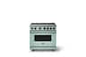 Viking - 36 in. Wide 6 Burner Pro 7 Series 5.6 Cu. Ft. Freestanding Sealed Burner Gas Convection Range - Splash - Splash