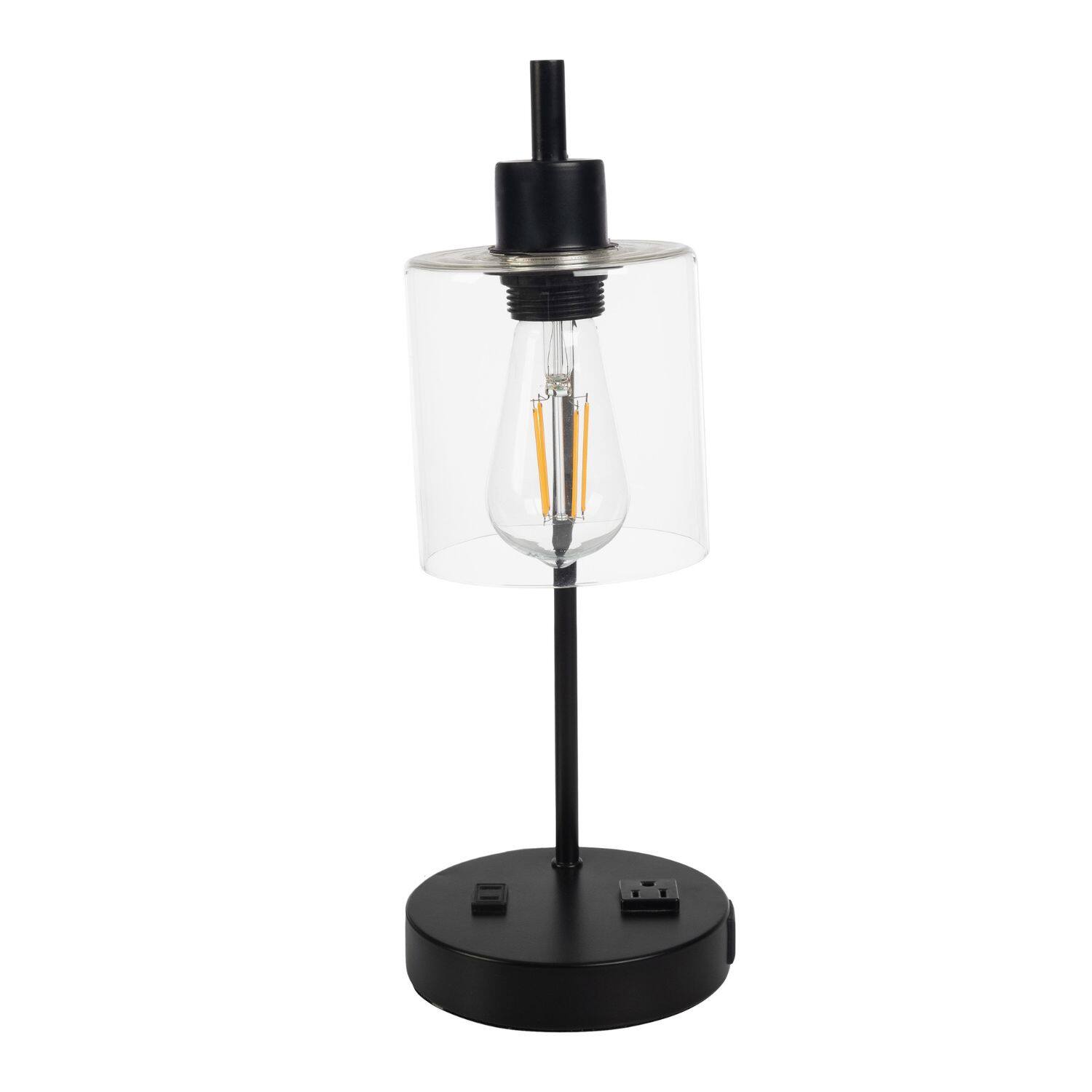 Angle. Home Collection - Touch Control Table Desk Lamp with USB Charging Ports – Modern LED Bulb Room Décor Light.