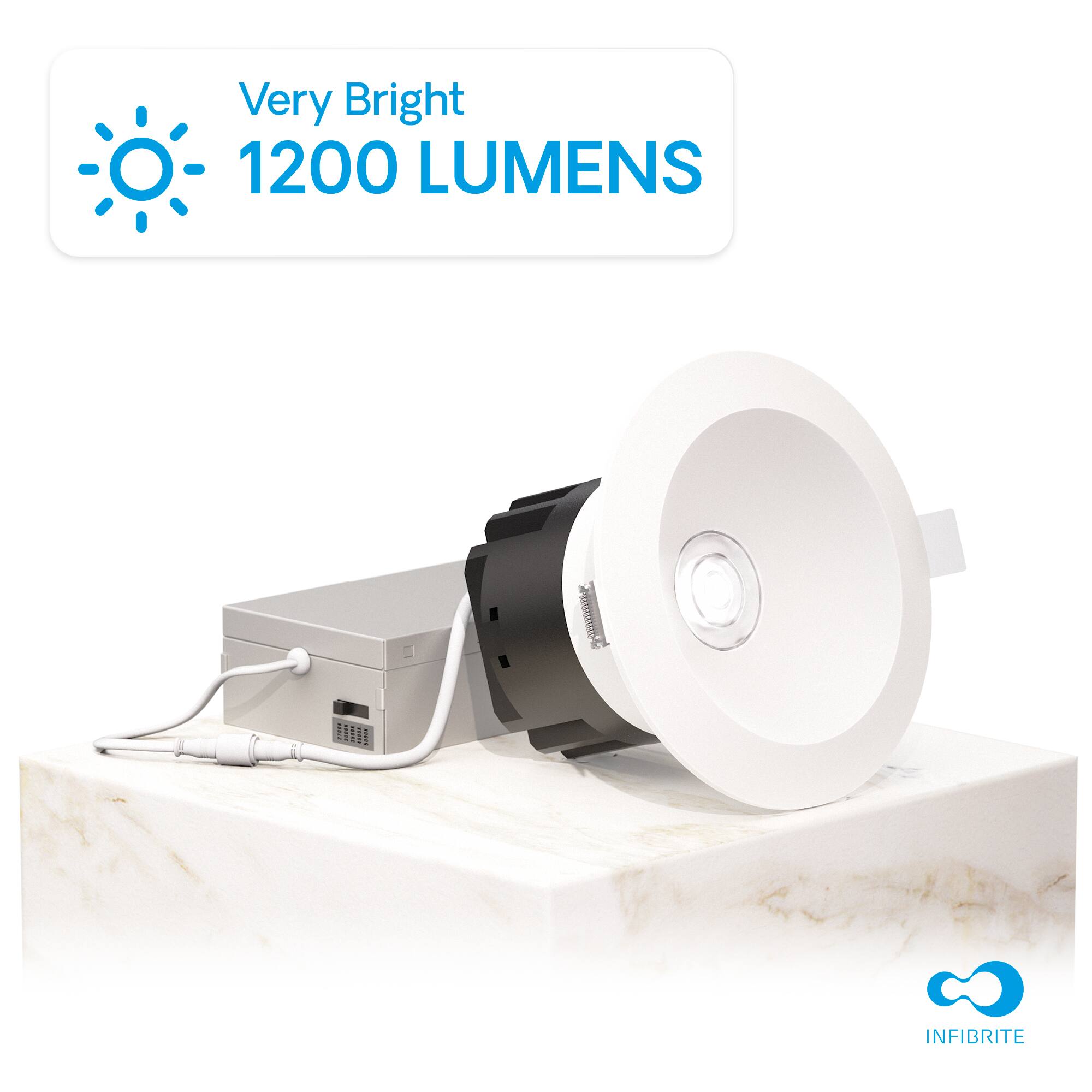 Very Bright 1200 LUMENS

INFIBRITE