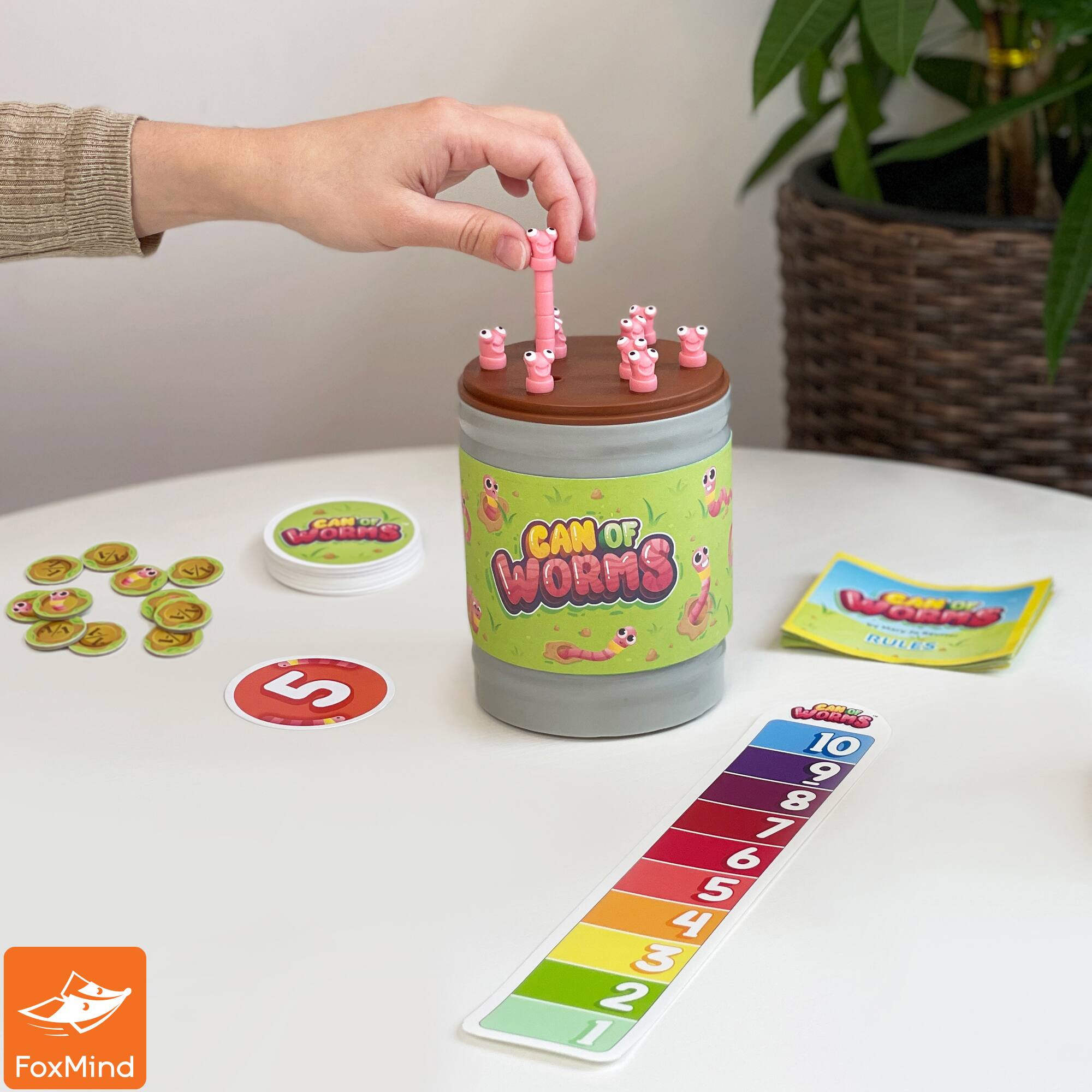 FoxMind Games Can Of Worms Toy Learning Math Game - Best Buy
