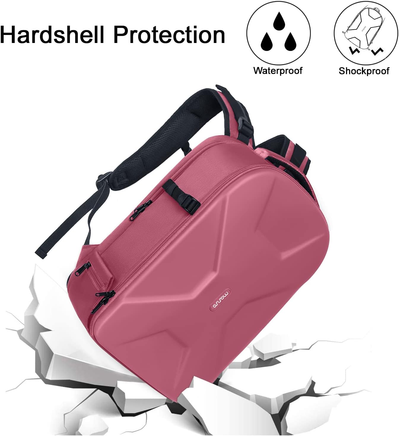Hardshell Protection  
Waterproof  
Shockproof