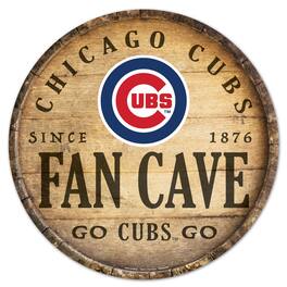 WinCraft - Chicago Cubs 14'' Circular Wood Sign - Multicolor