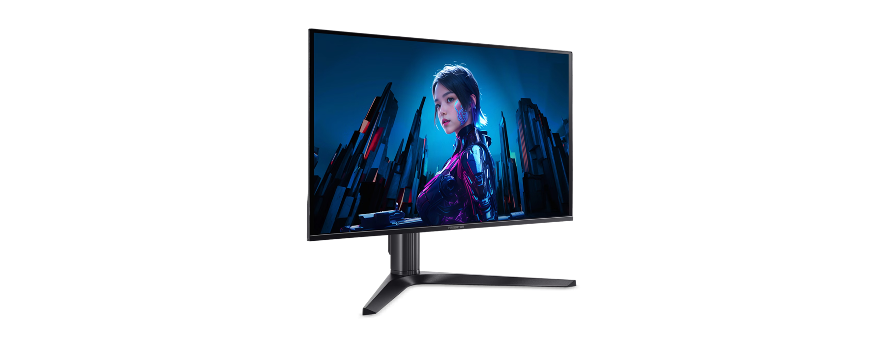 Angle. Acer - Predator X27U A1 27" QD-OLED Gaming Monitor (X27U A1bmiiprx) 2560x1440 | 280Hz | 0.03ms | FreeSync Premium Pro.