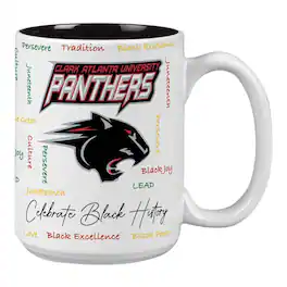 Indigo Falls - Clark Atlanta University Panthers 15oz. Black History Month Mug - Multicolor