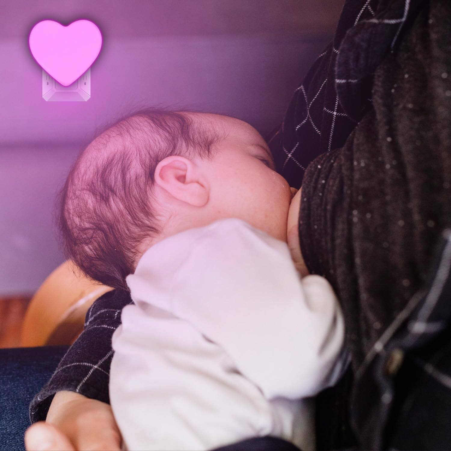 Alt View 3. MAGICAL RUBS - Night Lights Plug Into Wall Led Light For Cute Nightlight With Auto Dusk To Dawn Sensor Soft Warm Bedroom Bathroom... - 2Pack Pink.