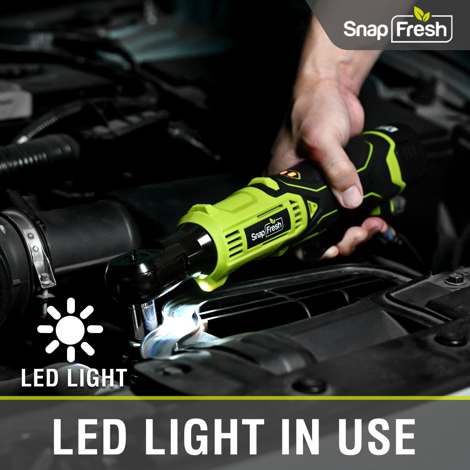 Snap Fresh  
LED LIGHT  
LED LIGHT IN USE
