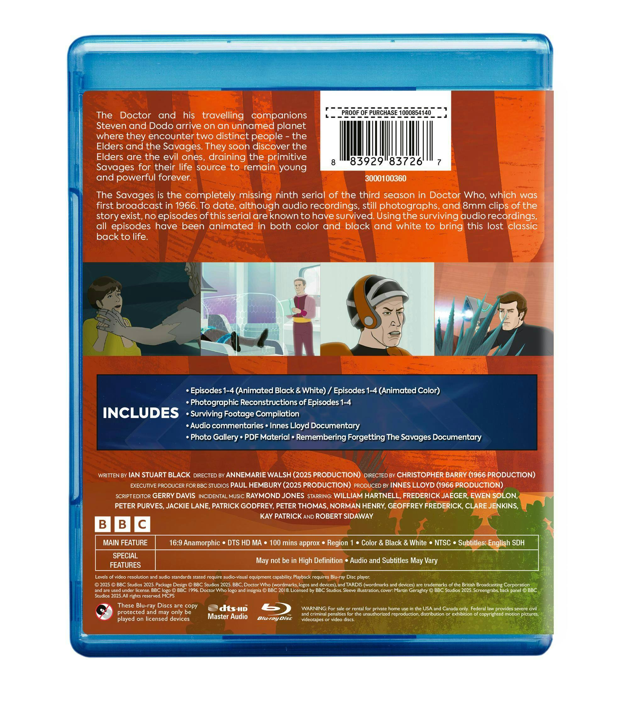 Back. Doctor Who: The Savages [Blu-ray].