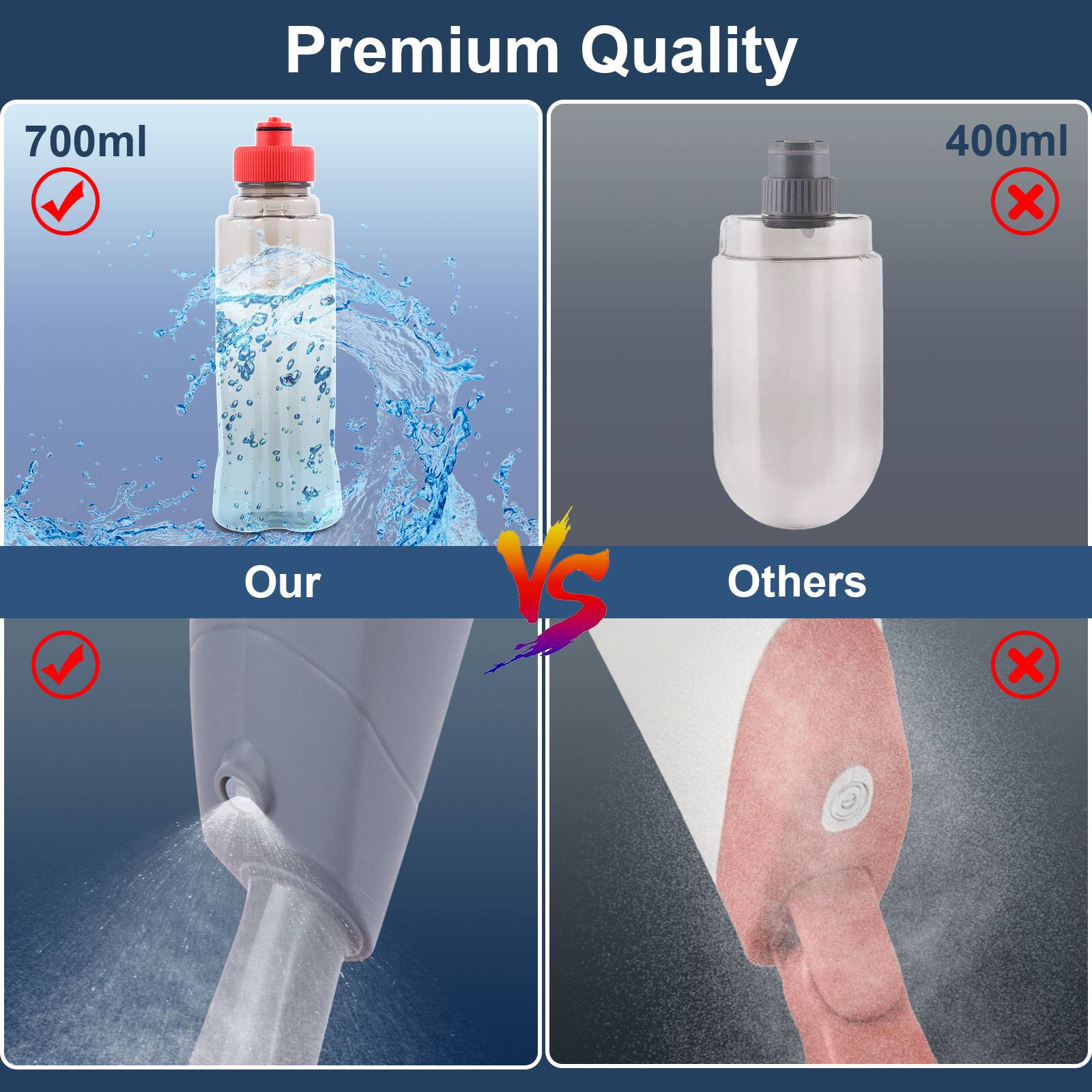 700ml Our, 400ml Others