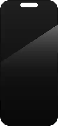 ZAGG - Invisible Shield Glass Privacy Antimicrobial Screen Protector - iPhone 16 Pro - Clear