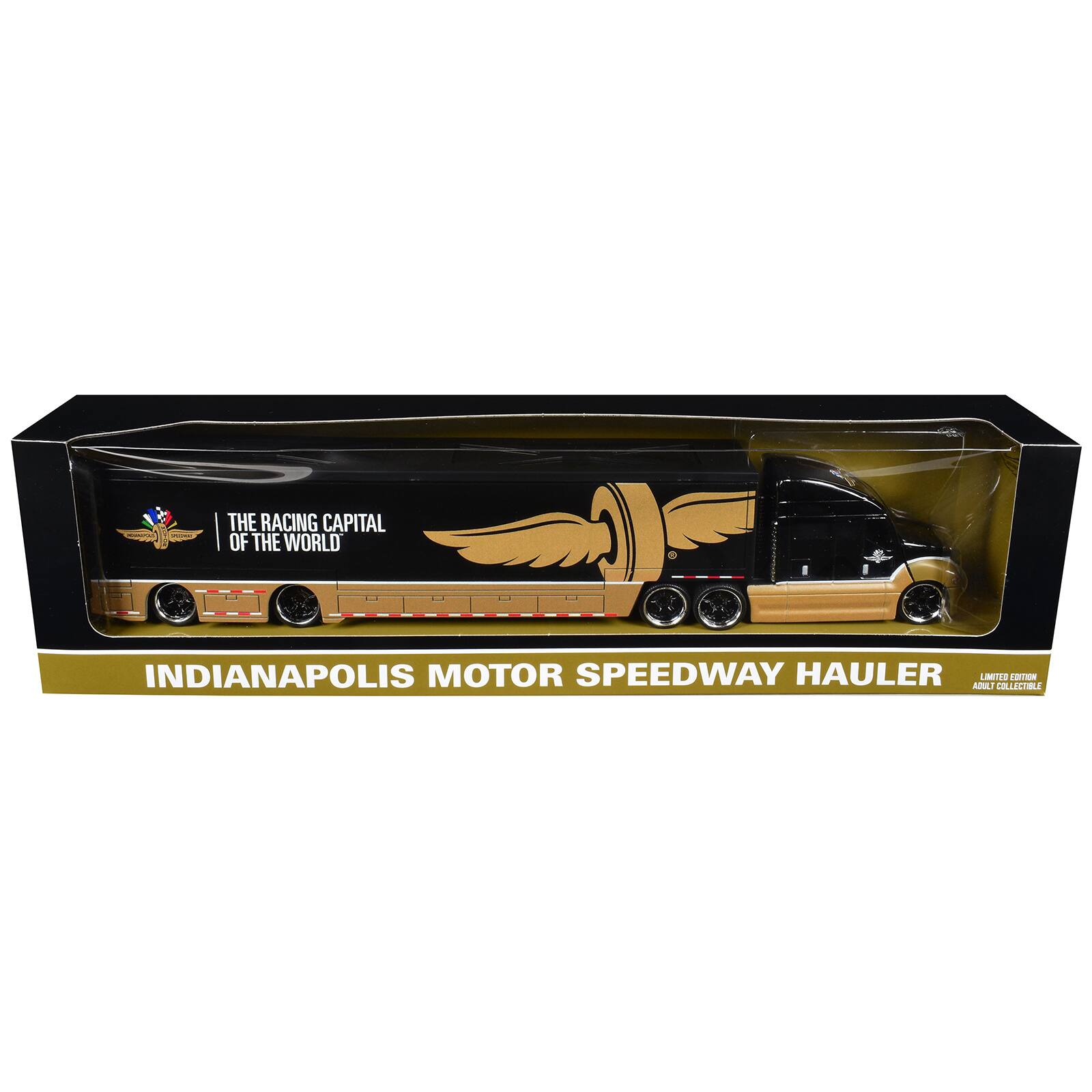 THE RACING CAPITAL OF THE WORLD INDIANAPOLIS MOTOR SPEEDWAY HAULER ADULT LIMITED EDITION COLLECTIBLE
