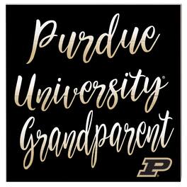 Jardine - Purdue Boilermakers 10'' x 10'' Grandparent Plaque - Black